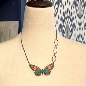 Asymmetric Butterfly Necklace
